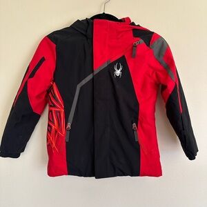 Spyder Kids Red and Black Jacket